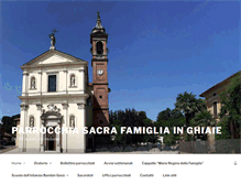 Tablet Screenshot of parrocchiaghiaie.it